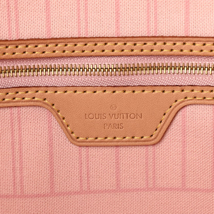 Louis Vuitton Damier Azur Neo Neverfull MM Rose Ballerine 7 of 10