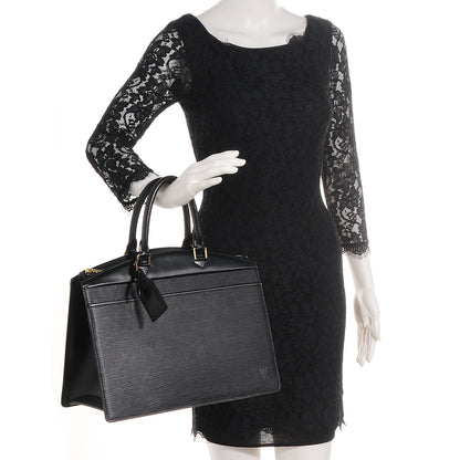 Louis Vuitton Epi Riviera Black 2 of 7