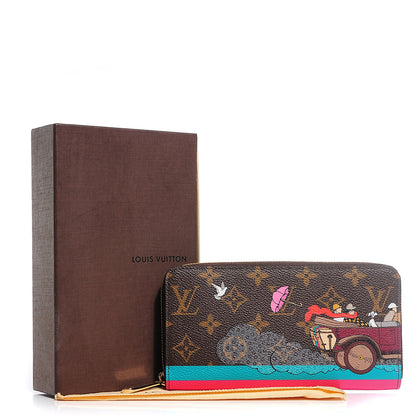 Louis Vuitton Monogram 2015 Christmas Animation Zippy Wallet Hibiscus 5 of 8