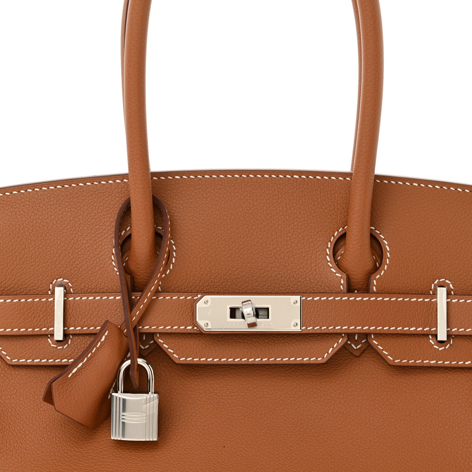 Hermes Evercolor Shoulder Birkin Light 29 Gold 7 of 10