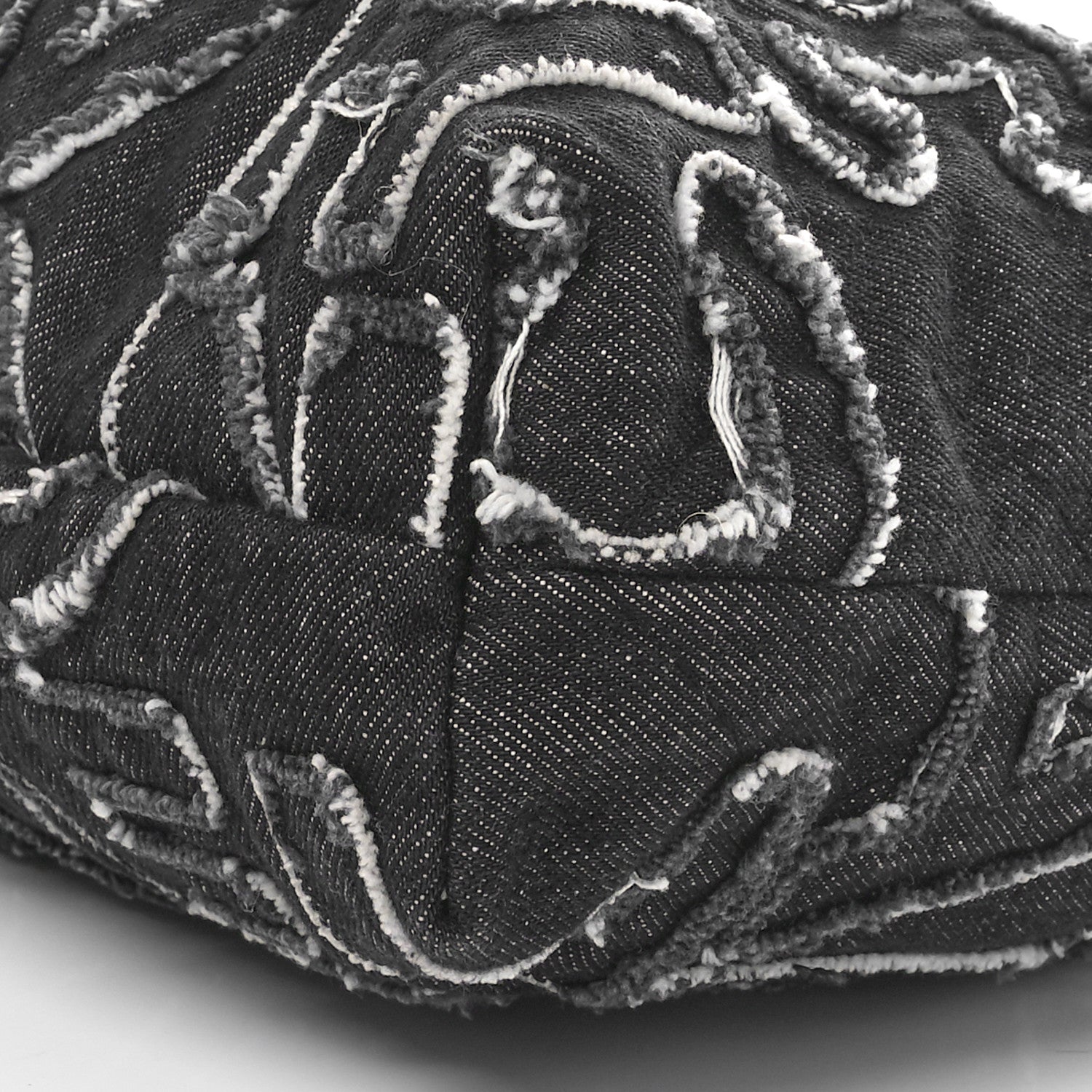 Chanel Denim Patchwork Quilted Chanel 22 Black 11 of 11