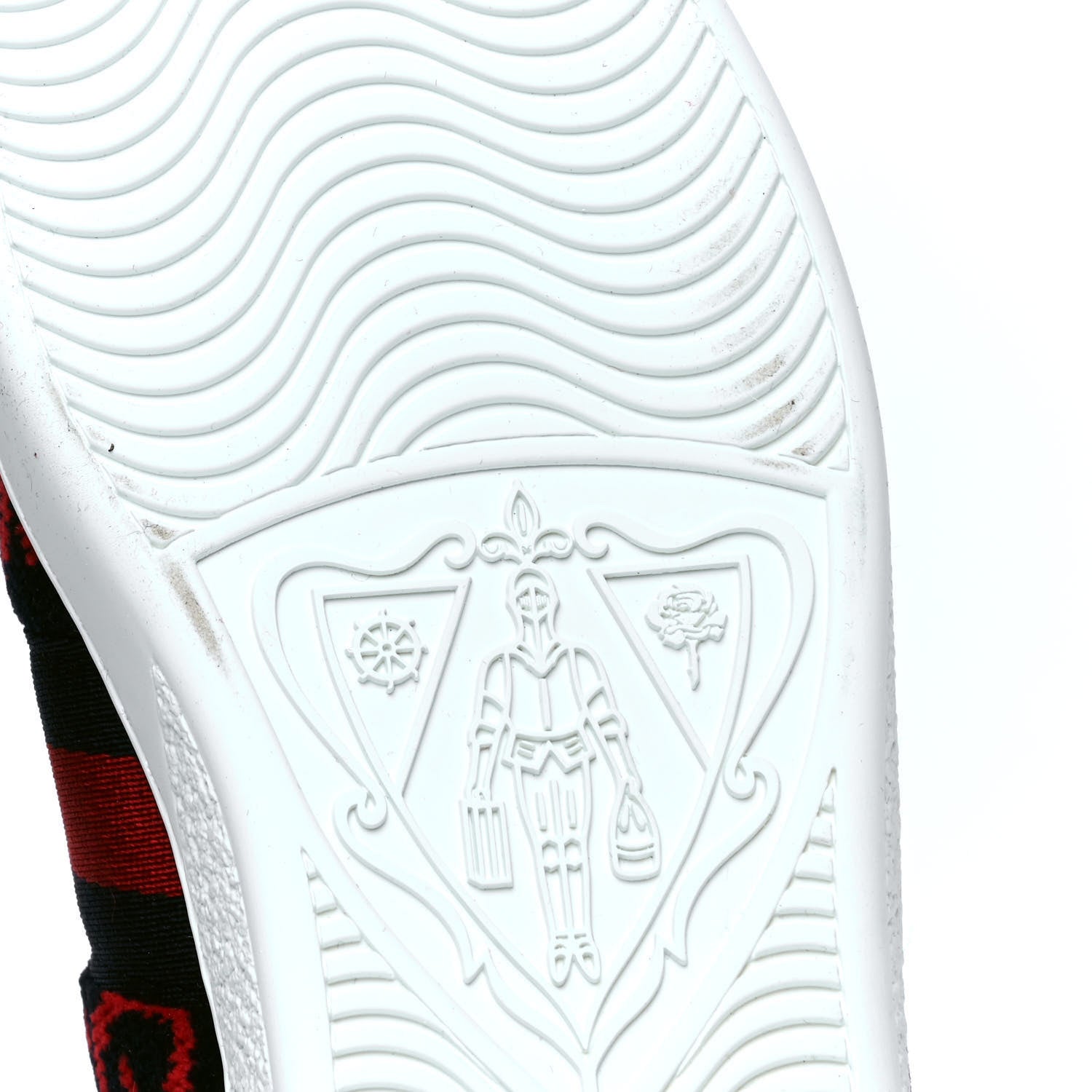 Gucci Terry Cloth GG Monogram Womens Ace Sneakers 36 Blue Red 5 of 6