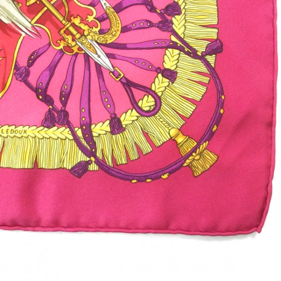 Hermes Silk Caparacons De La France Et De L inde Scarf 7 of 8