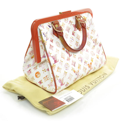 Louis Vuitton Watercolor Aquarelle Frame Speedy White 3 of 10
