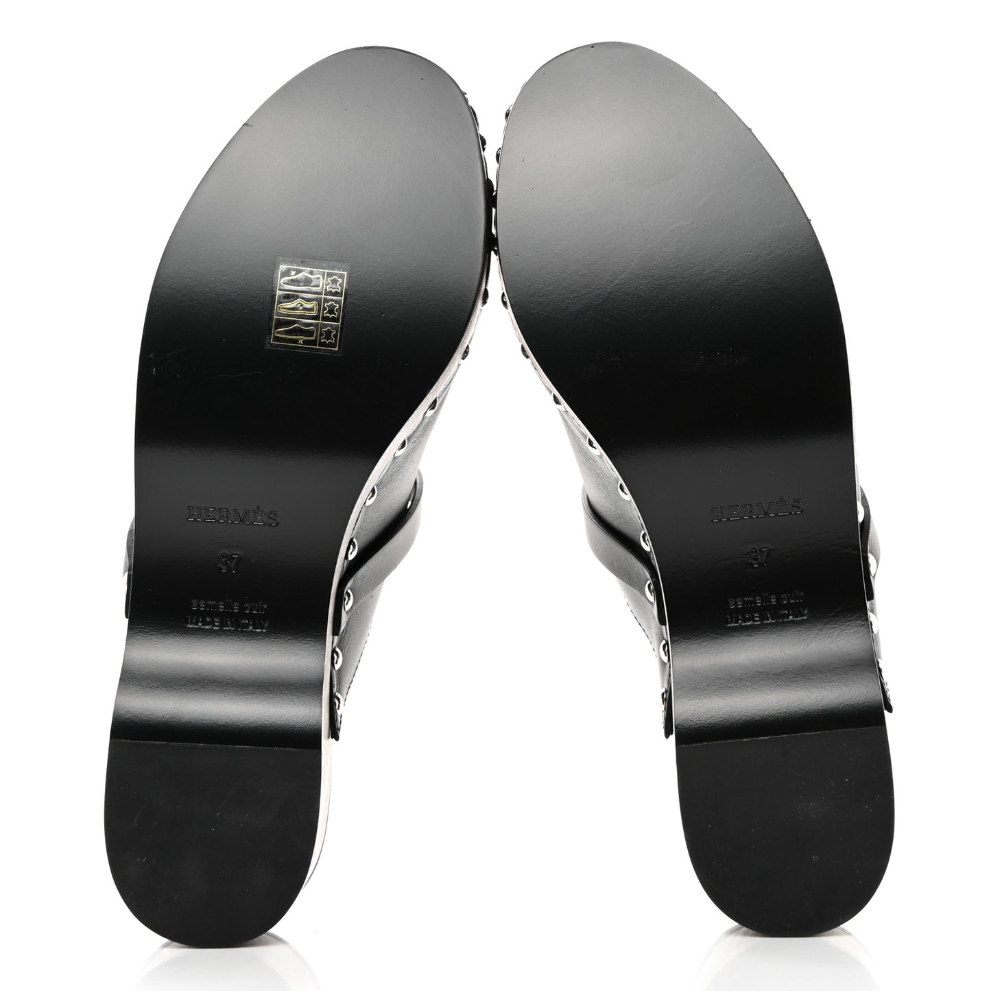 Calfskin Carlotta Mules 37 Black