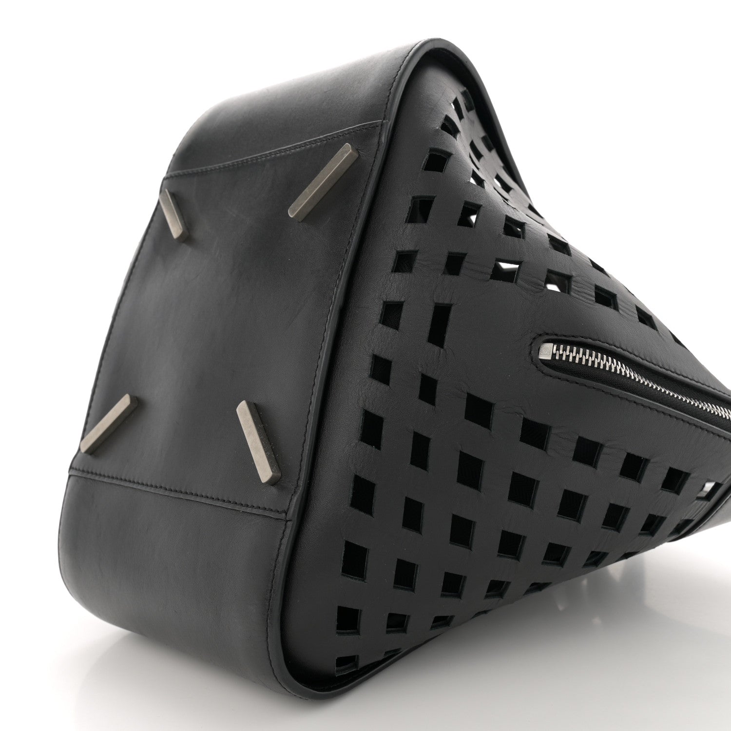 Loewe Calfskin Medium Tulip Hammock Shoulder Bag Black 12 of 15