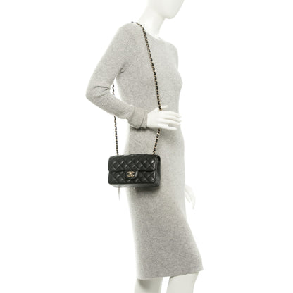 Chanel Caviar Quilted Mini Rectangular Flap Black 2 of 8