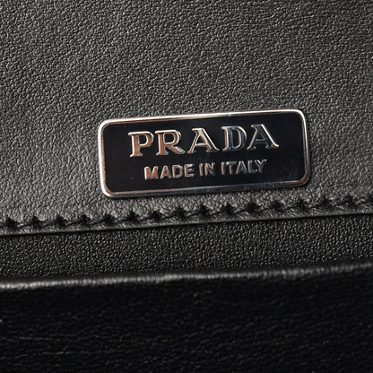 Prada Denim Small Cahier Bag Blue 5 of 9