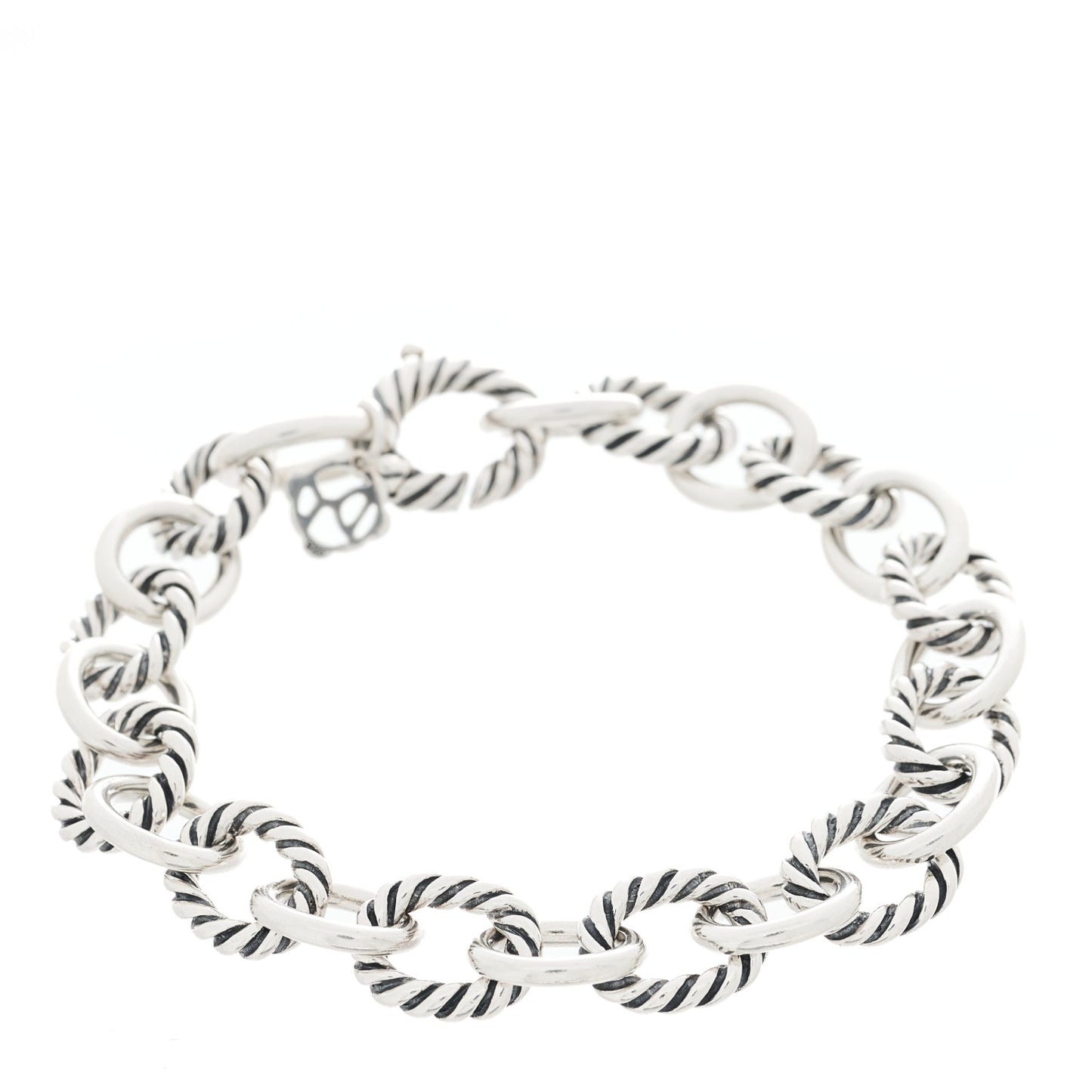 Sterling Silver 10mm Medium Oval Link Bracelet
