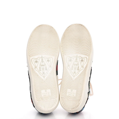 Gucci Calfskin Web Floral Embroidered Ace Sneakers 36.5 White 18 of 18