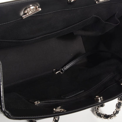Chanel Patent Quilted Coco Shine Shopping Tote Black 5 of 8