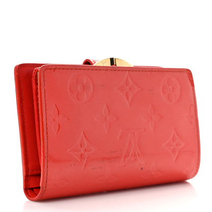 Louis Vuitton Vernis French Purse Wallet Cherry 3 of 11