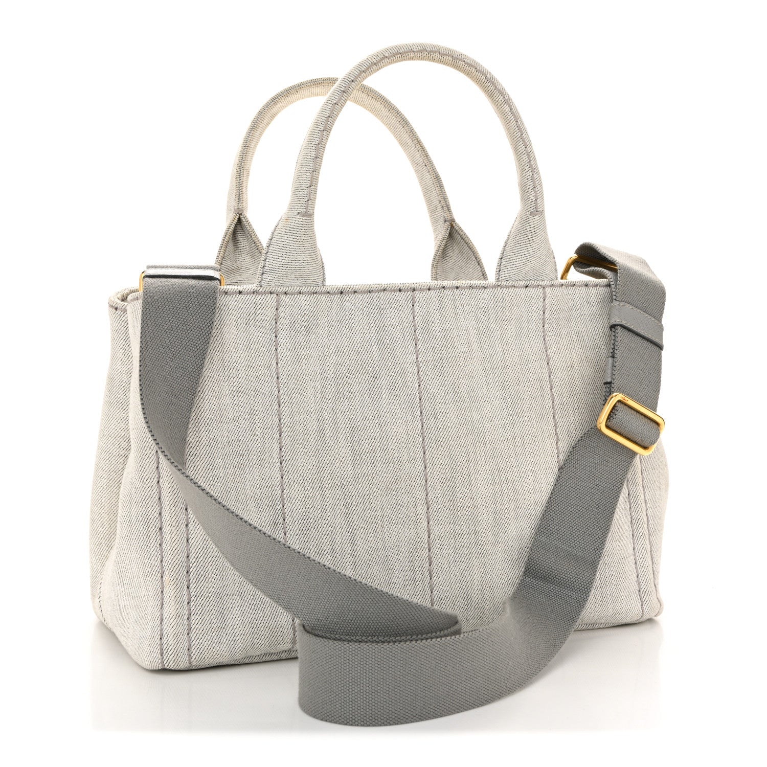 Prada Canapa Small Logo Tote White 2 of 13