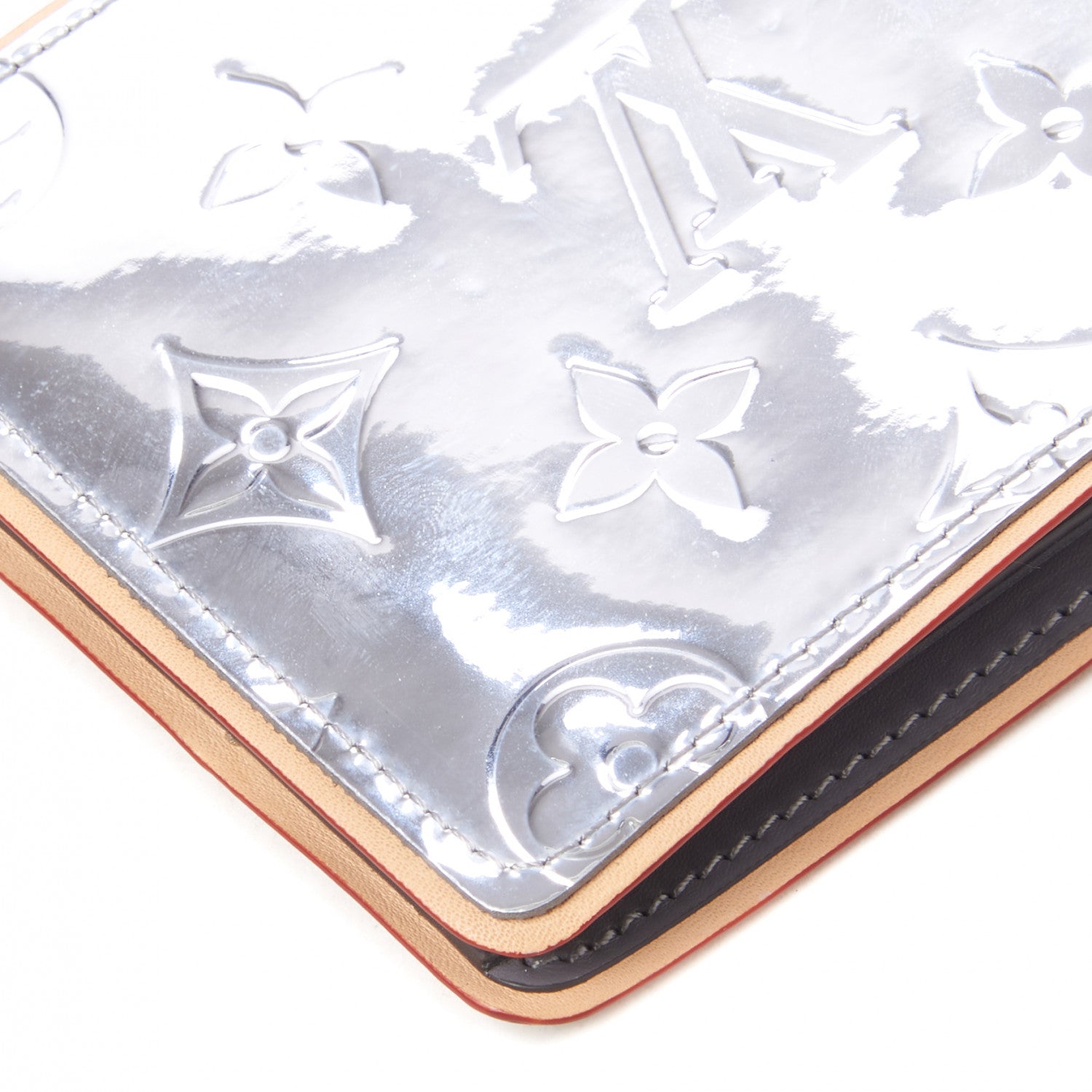 Louis Vuitton Monogram Mirror Slender Wallet Silver 7 of 7
