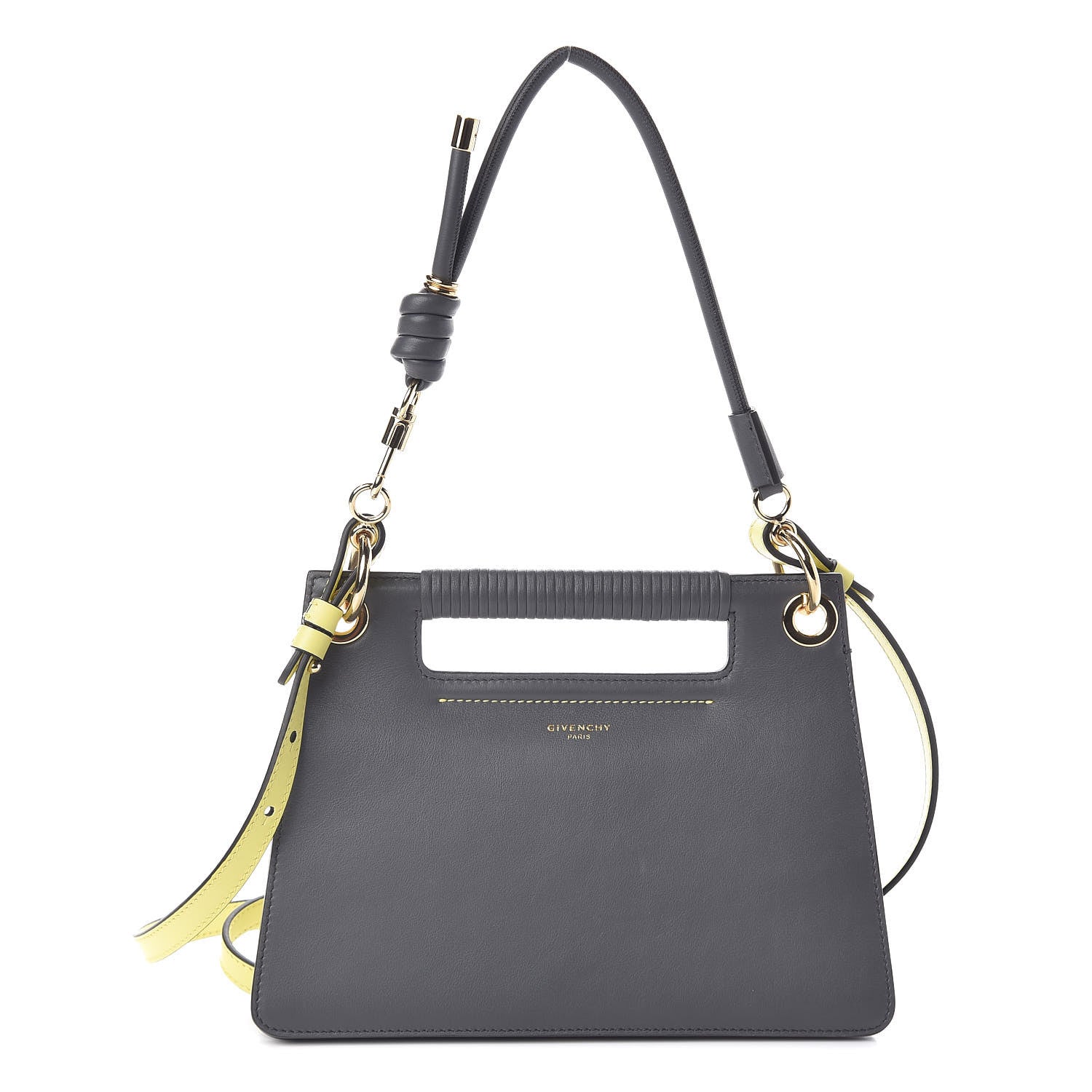 Givenchy Calfskin Small Whip Top Handle Crossbody Storm Grey 1 of 9