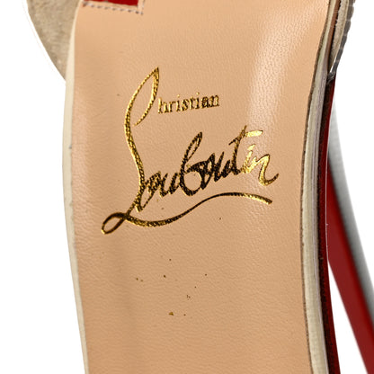 Christian Louboutin PVC Patent Ruban Calfskin Metricathy 150 Pumps 37 Transparent Yellow 6 of 10