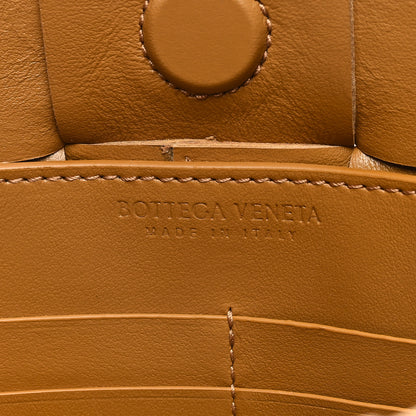 Bottega Veneta Calfskin Maxi Intrecciato Cassette Pouch On Strap Camel 6 of 8
