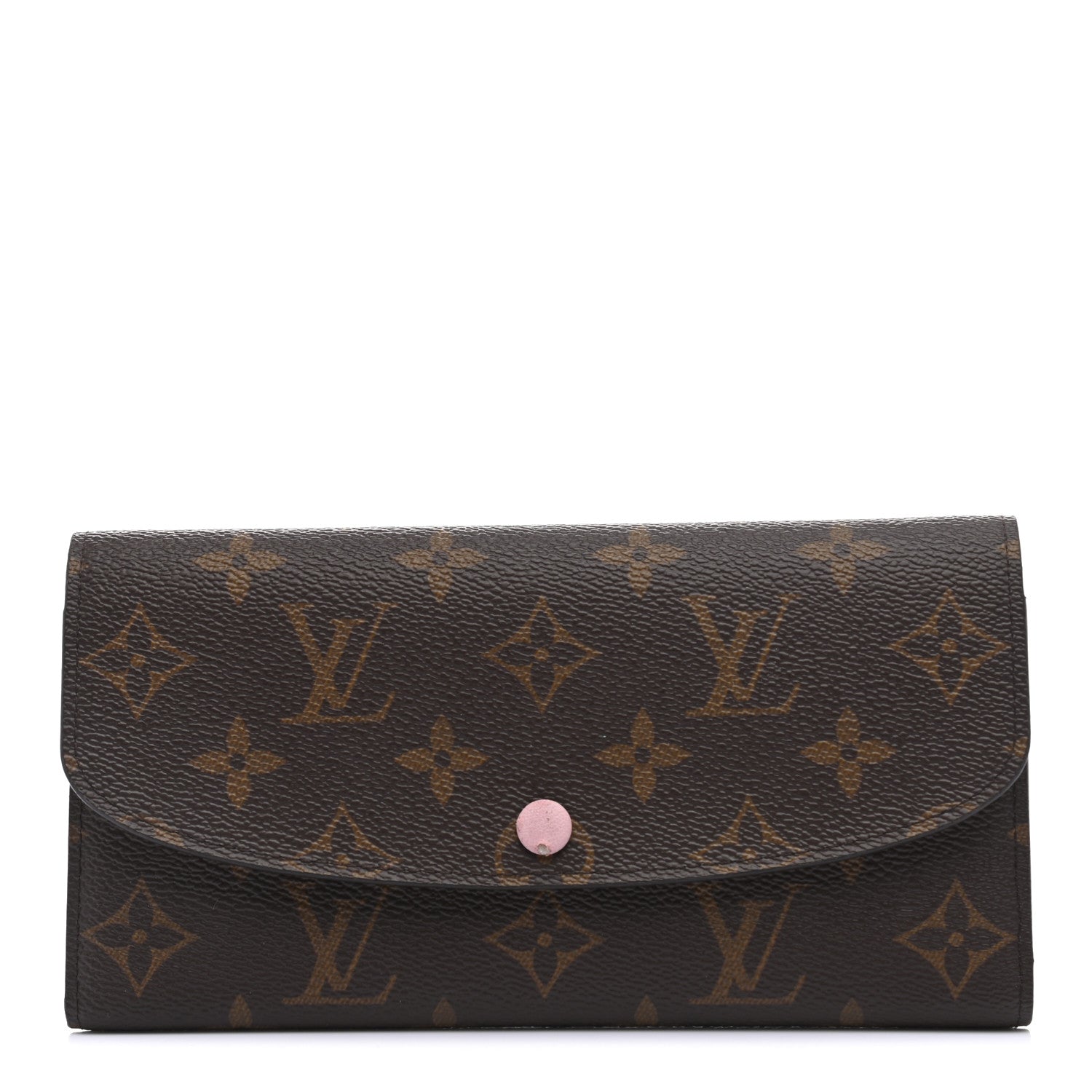 Louis Vuitton Monogram Emilie Wallet Rose Ballerine 1 of 9