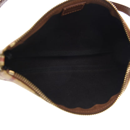 Burberry Haymarket Check Pochette Chocolate 5 of 12