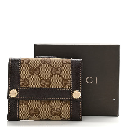 Gucci Monogram Charmy Square Wallet Dark Brown 9 of 9