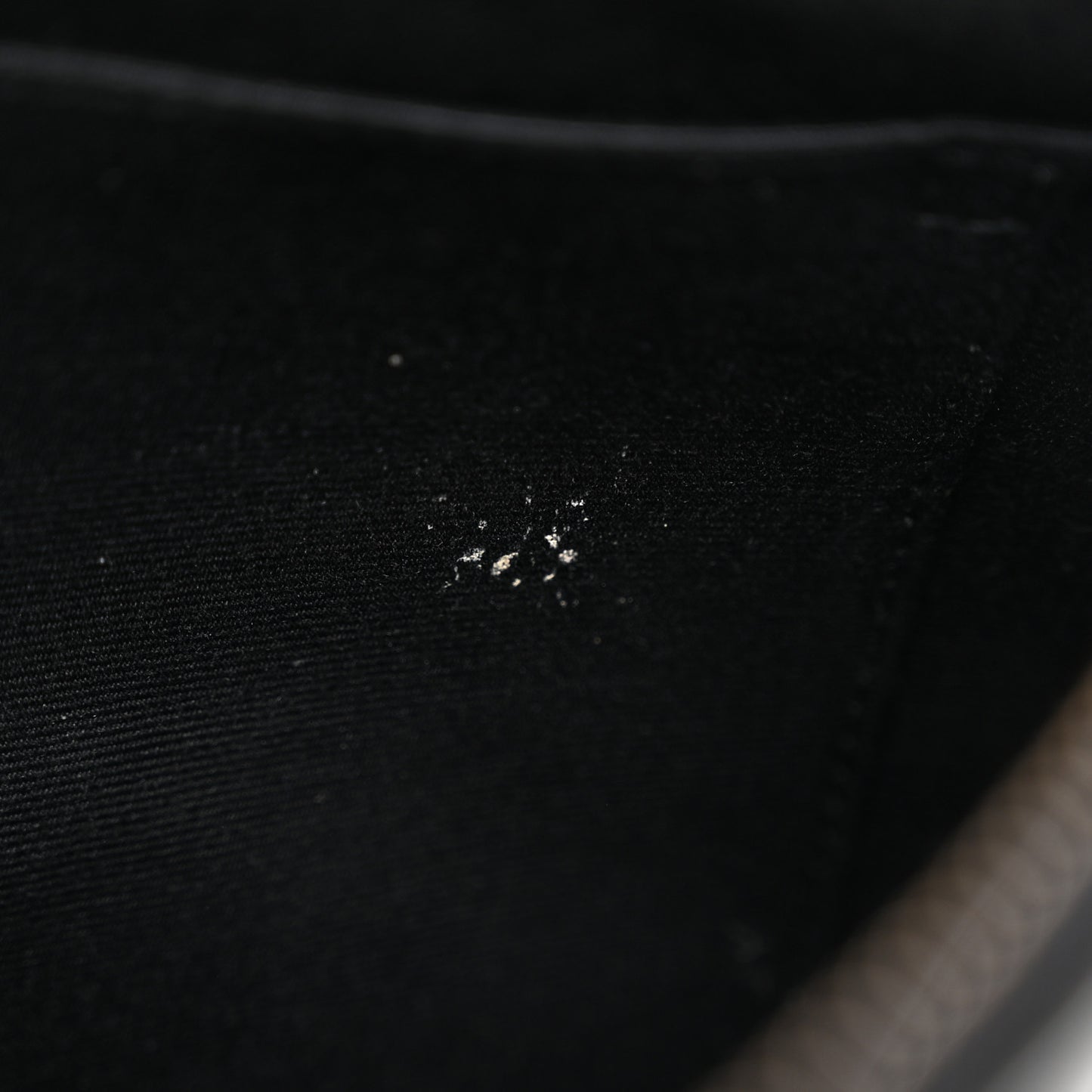 Calfskin Matelasse Chevron Monogram A5 Wristlet Black