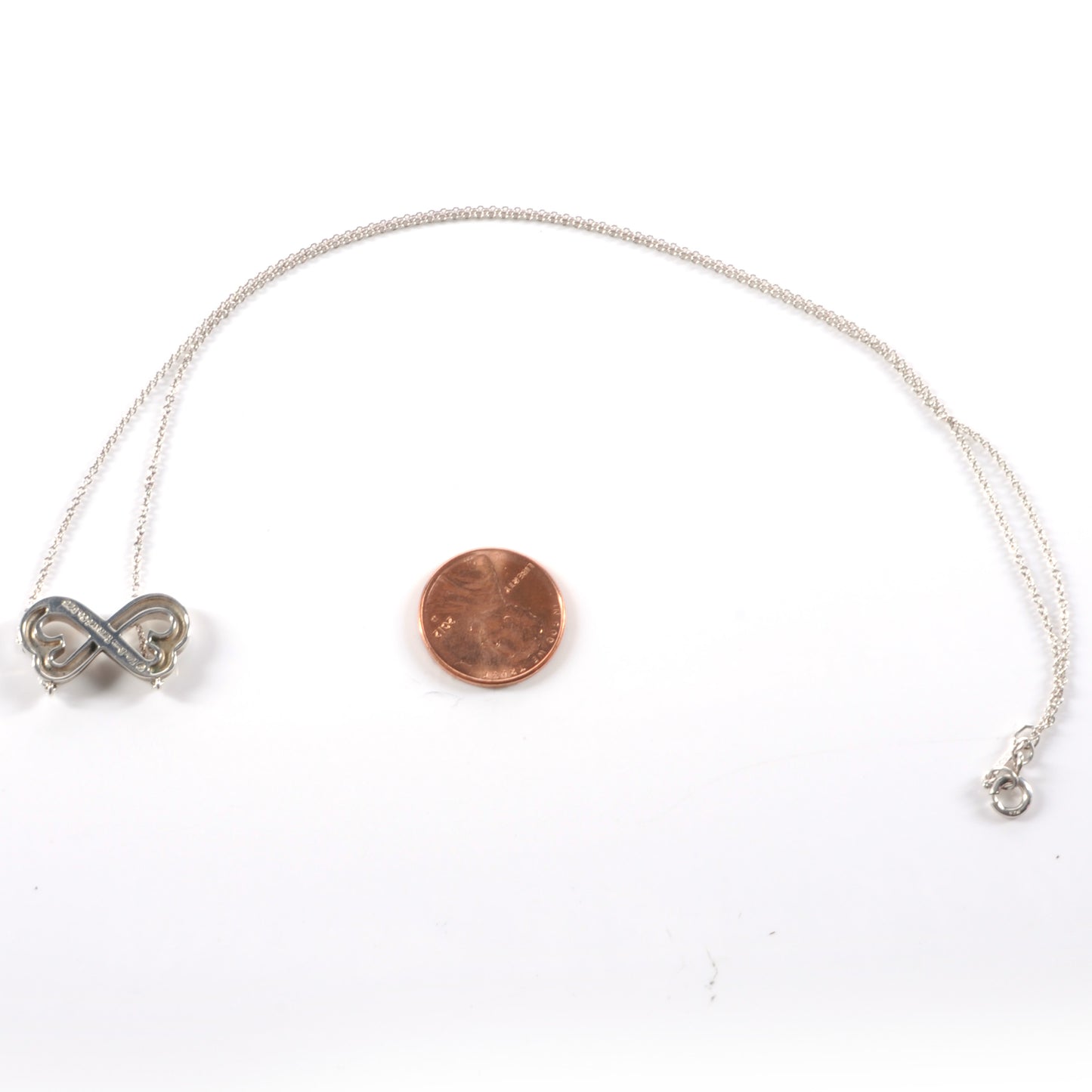 Sterling Silver Paloma Picasso Double Loving Heart Necklace