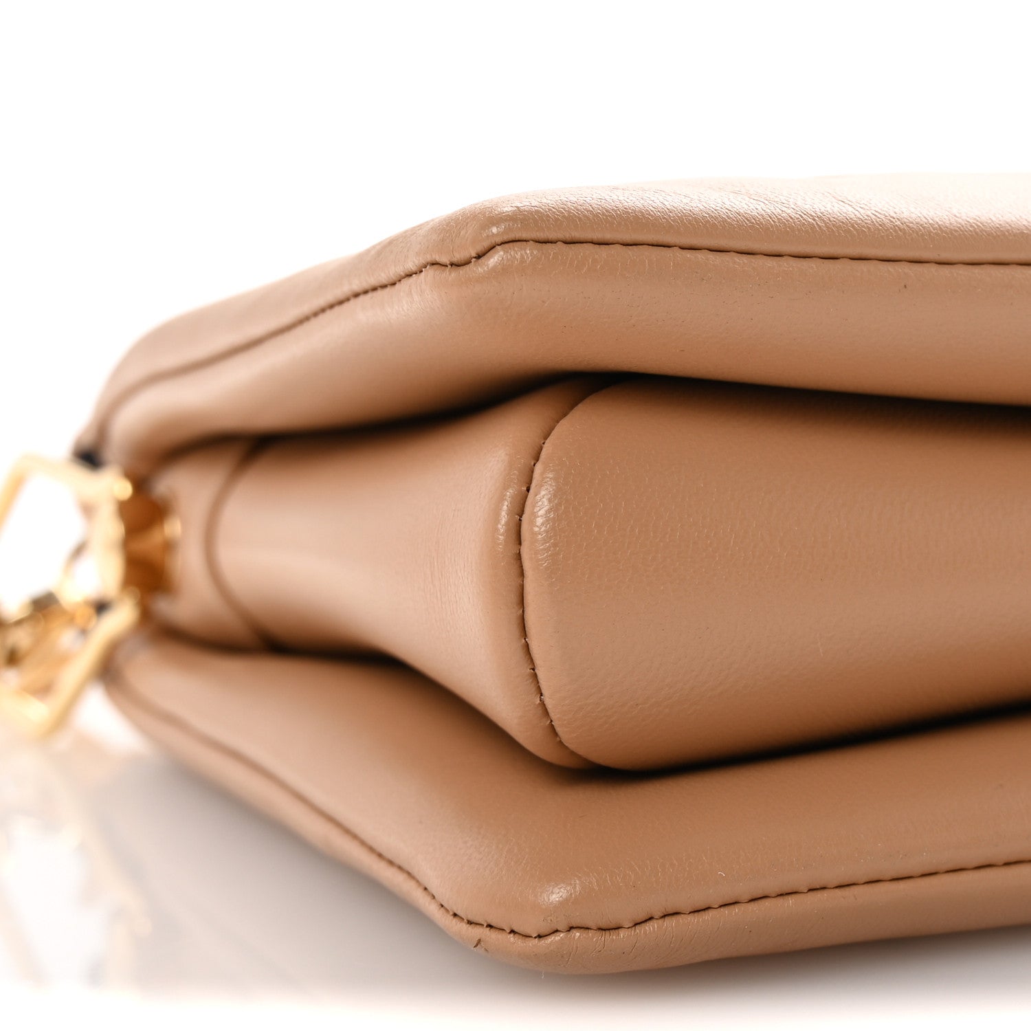 Louis Vuitton Lambskin Embossed Monogram Coussin PM Camel 8 of 9