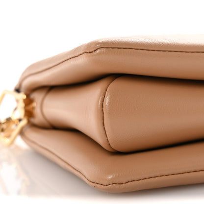 Louis Vuitton Lambskin Embossed Monogram Coussin PM Camel 8 of 9