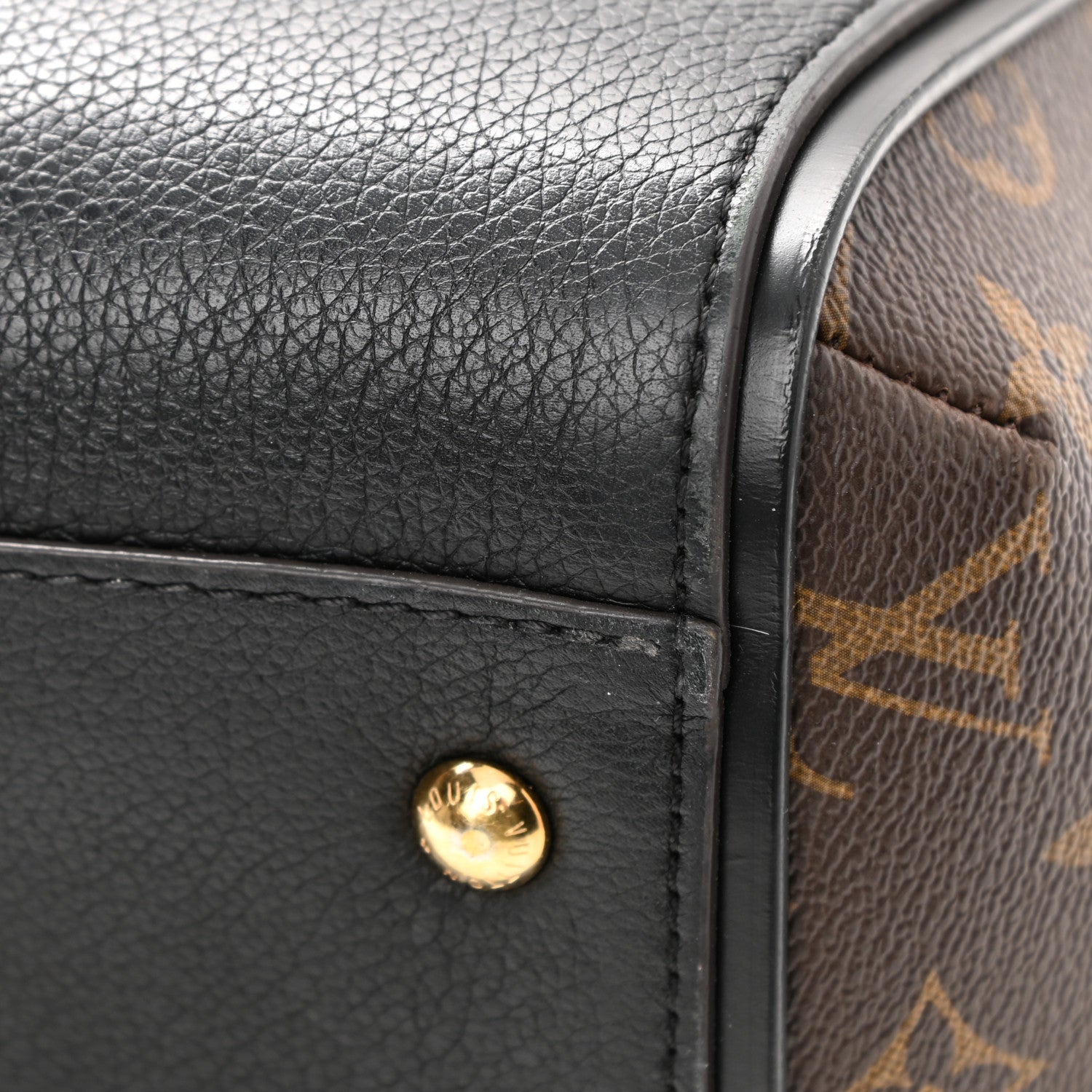 Louis Vuitton Calfskin Monogram Kimono Tote Black 22 of 23