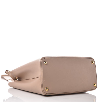 Prada Saffiano Cuir Medium Double Bag Cammeo Marmo 5 of 13