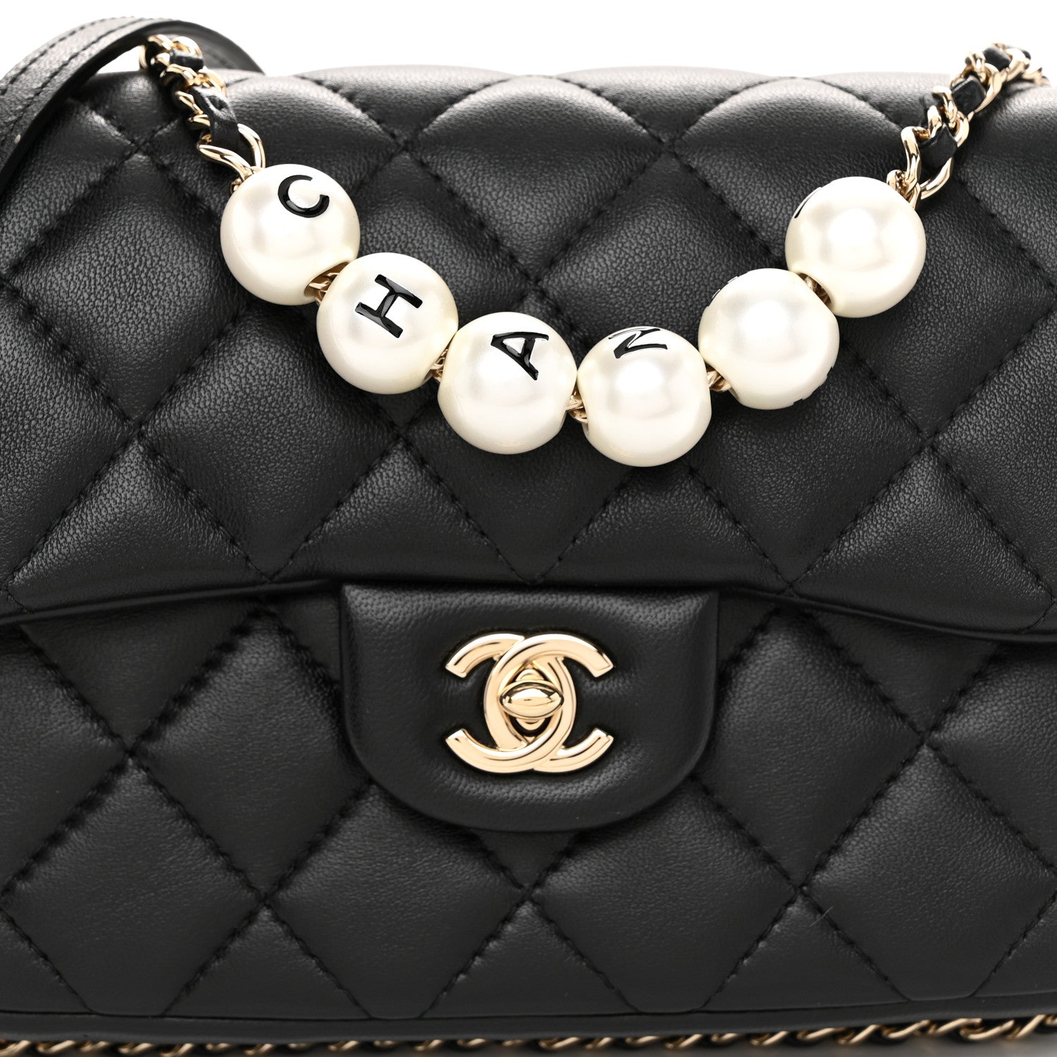 Chanel Lambskin Quilted Small My Precious Flap Black 8 of 10