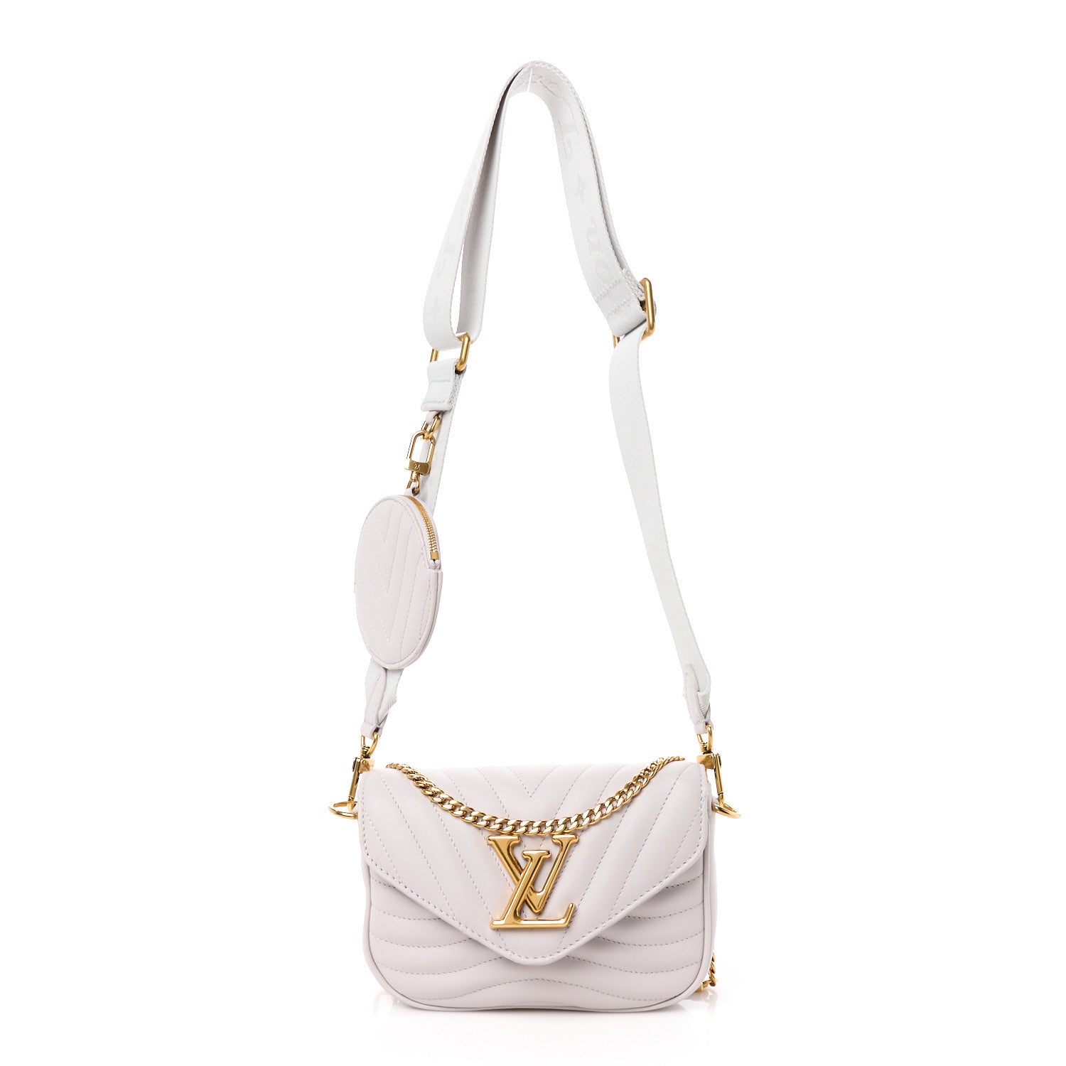 Louis Vuitton Calfskin New Wave Multi Pochette Brume 1 of 11