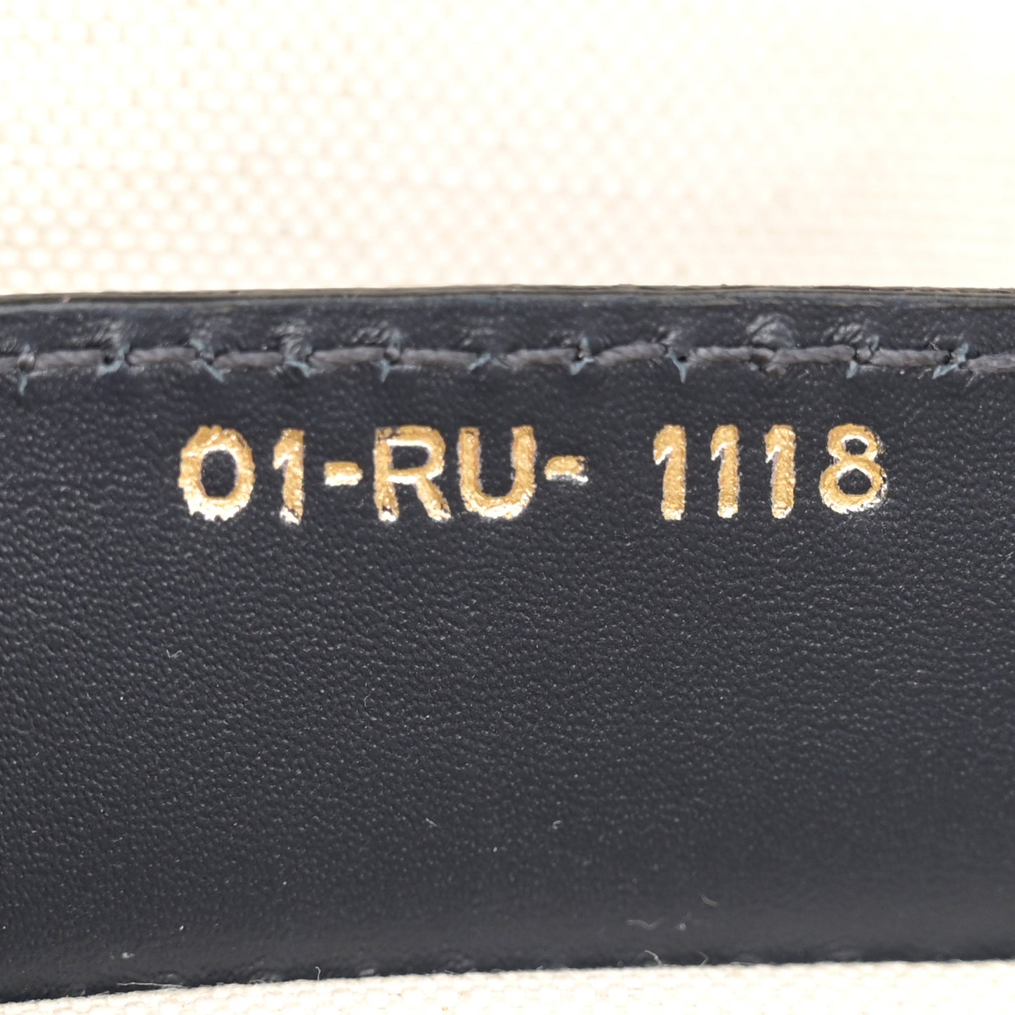 Oblique Saddle Bag Blue