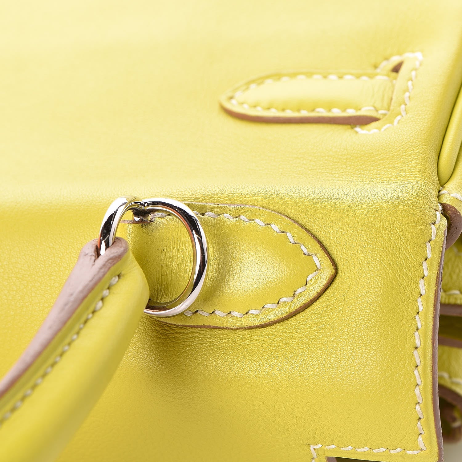 Hermes Swift Kelly Retourne 25 Lime 20 of 35