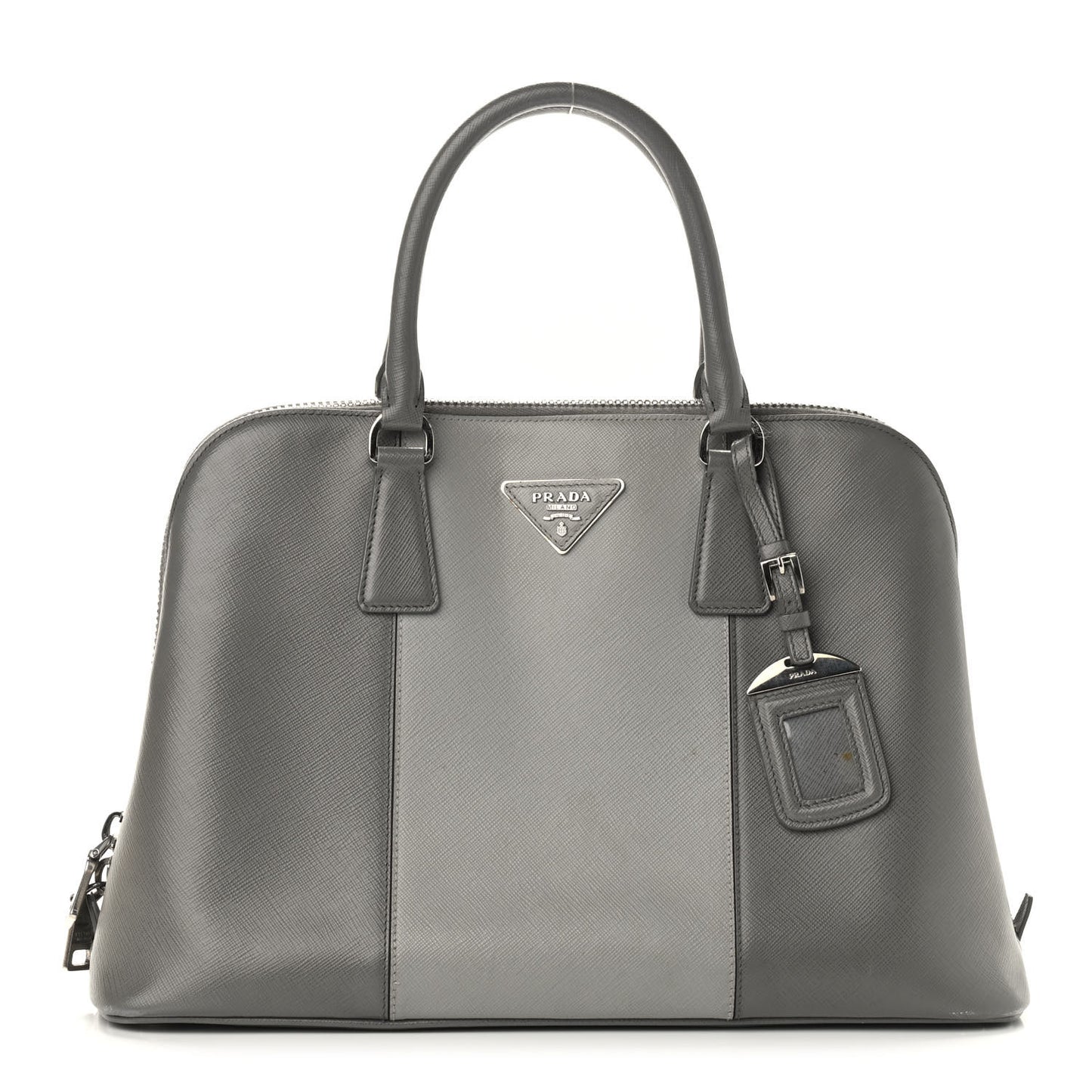 Saffiano Lux Bi-Color Promenade Tote Marmo Argilla