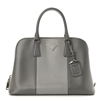 Prada Saffiano Lux Bi-Color Promenade Tote Marmo Argilla 1 of 12