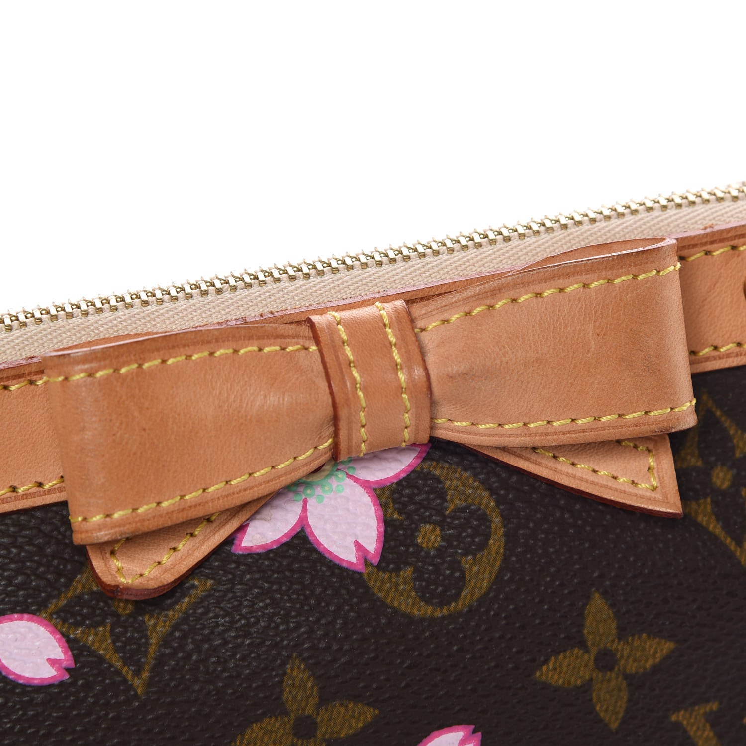 Louis Vuitton Monogram Cherry Blossom Pochette Accessories Brown 10 of 10