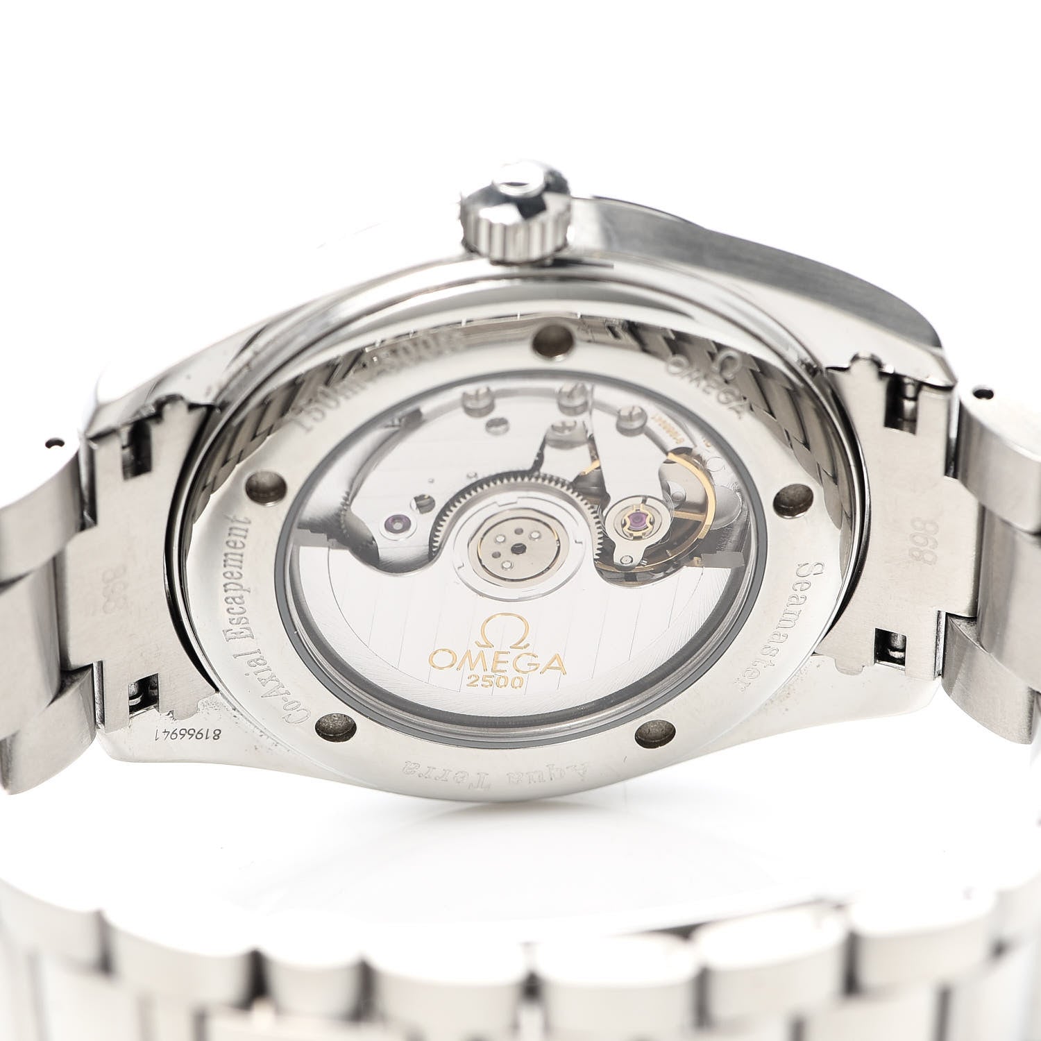 Omega Stainless Steel 39mm Seamaster Aqua Terra Master Co-Axial Automatic Watch 2503.30.00 4 of 5