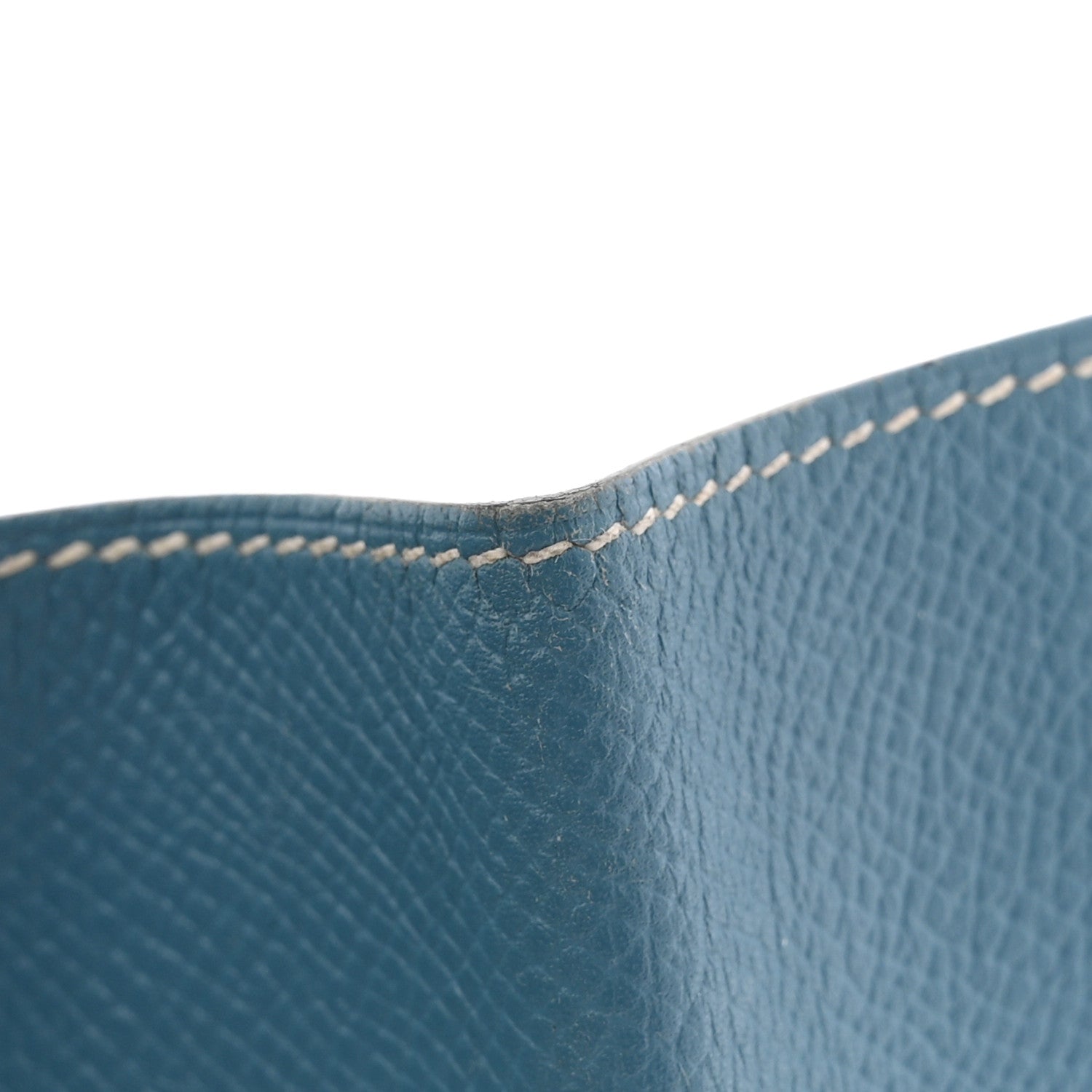 Hermes Epsom Post It Notepad Holder Blue Jean 9 of 9