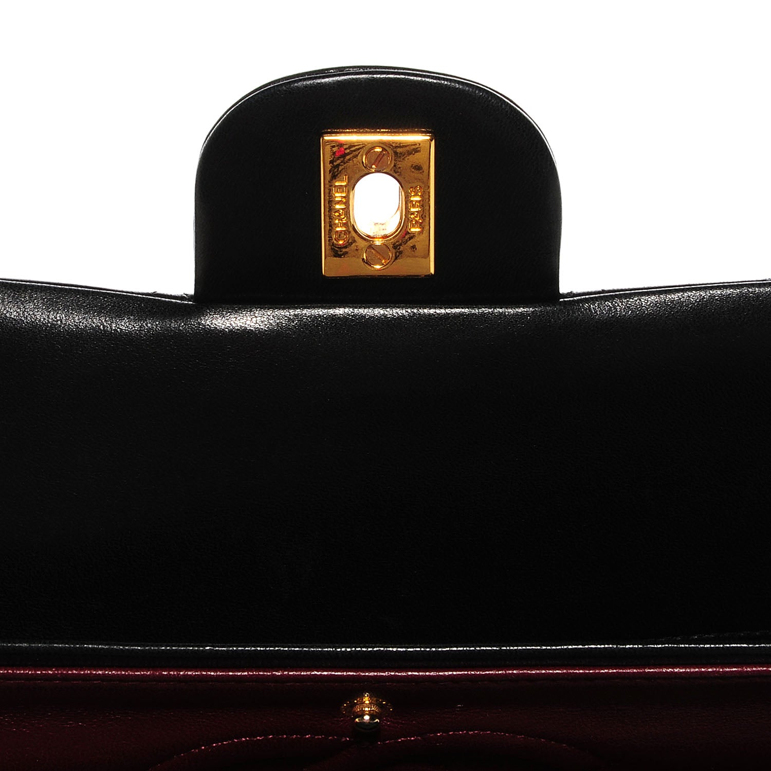 Chanel Lambskin Medium Double Flap Black 7 of 11