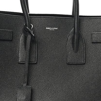 Saint Laurent Grained Calfskin Small Sac De Jour Black 8 of 10