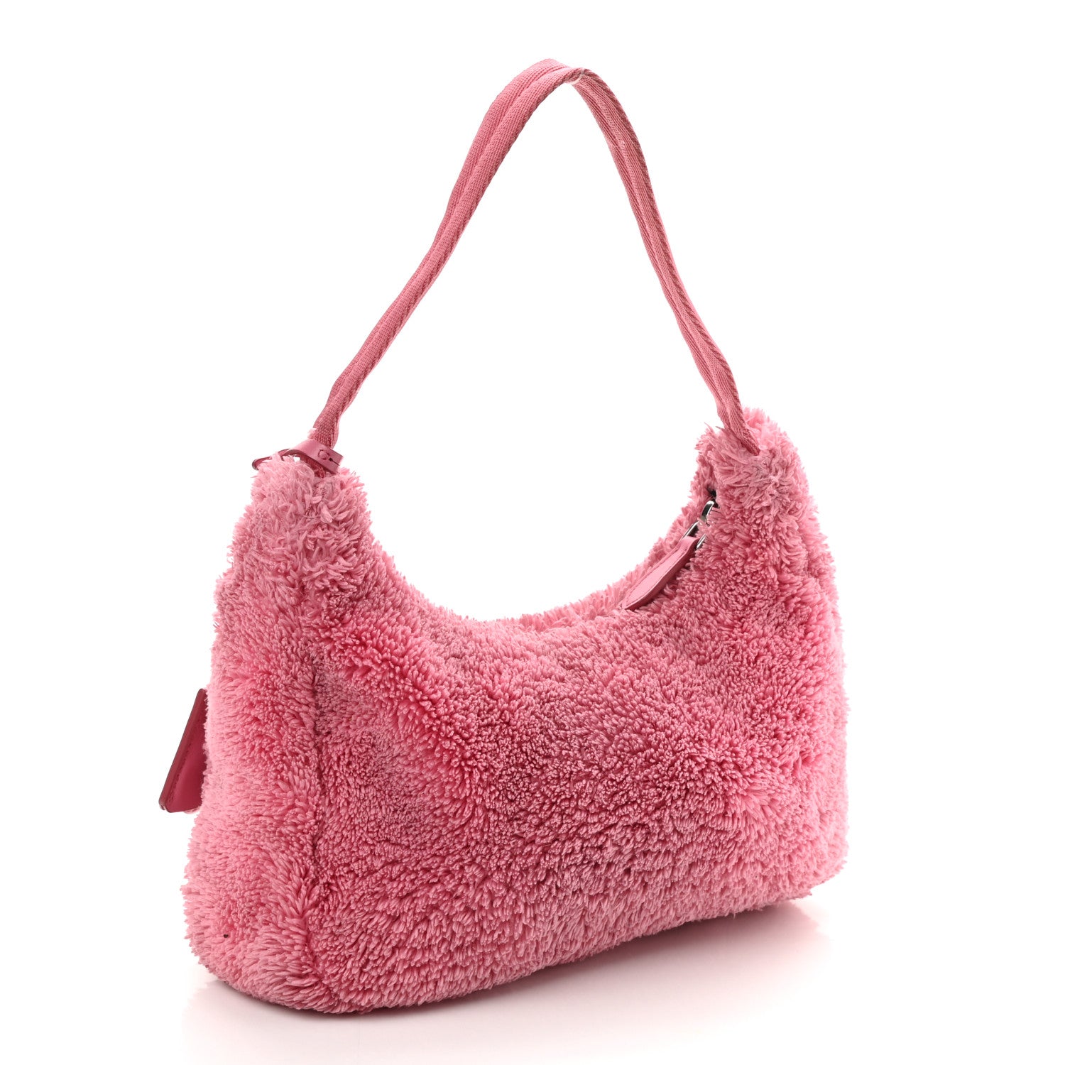 Prada Terry Cloth Mini Re-Edition 2000 Bag Petalo Black 3 of 12