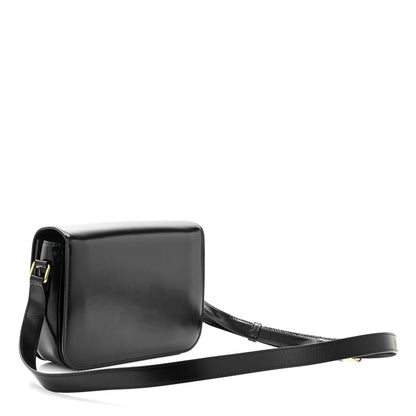 Celine Shiny Calfskin Medium Triomphe Black 3 of 11