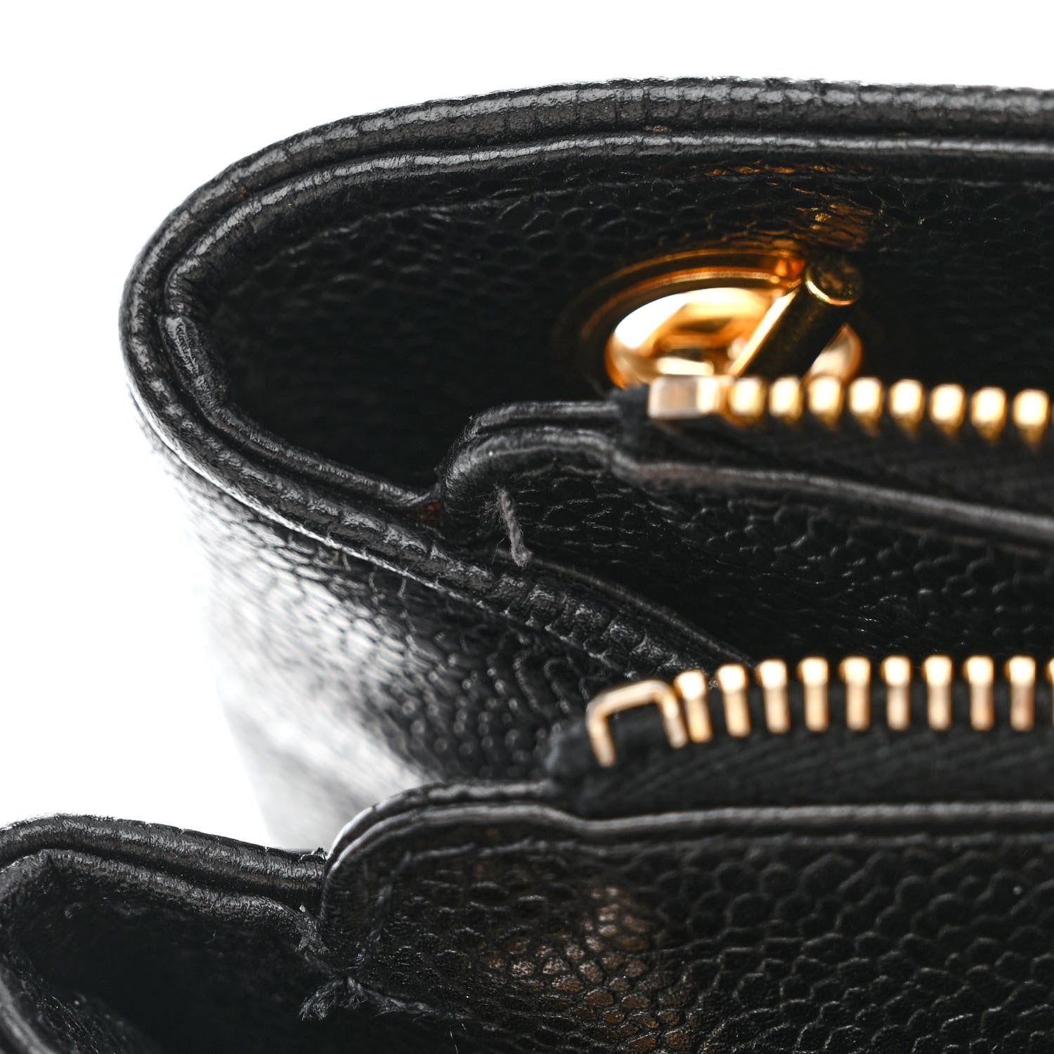Chanel Caviar Large CC Shoulder Bag Black 17 of 17