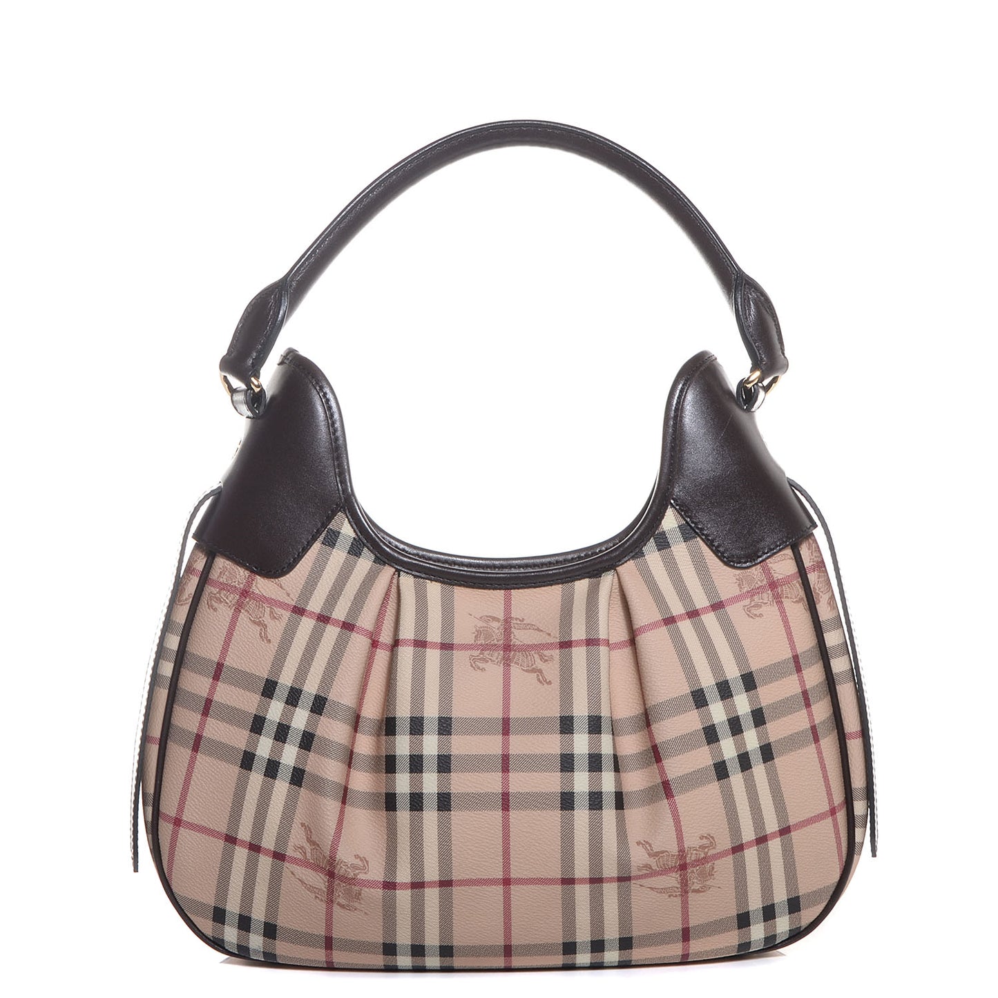 Haymarket Check Small Brooklyn Hobo Brown