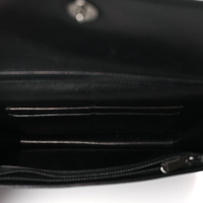 Christian Dior Smooth Lambskin Tribale Chain Wallet Black 5 of 9