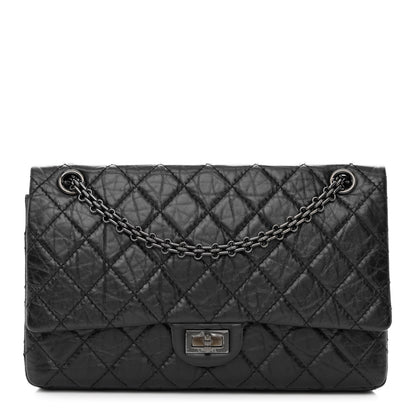 Chanel Aged Calfskin Quilted 2.55 Reissue 226 Flap So Black 1 of 11