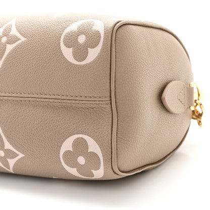 Louis Vuitton Empreinte Monogram Giant Speedy Bandouliere 20 Creme Beige 9 of 9