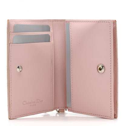 Christian Dior Patent Cannage Lady Dior Bloom Card Holder Rose Clair 5 of 13