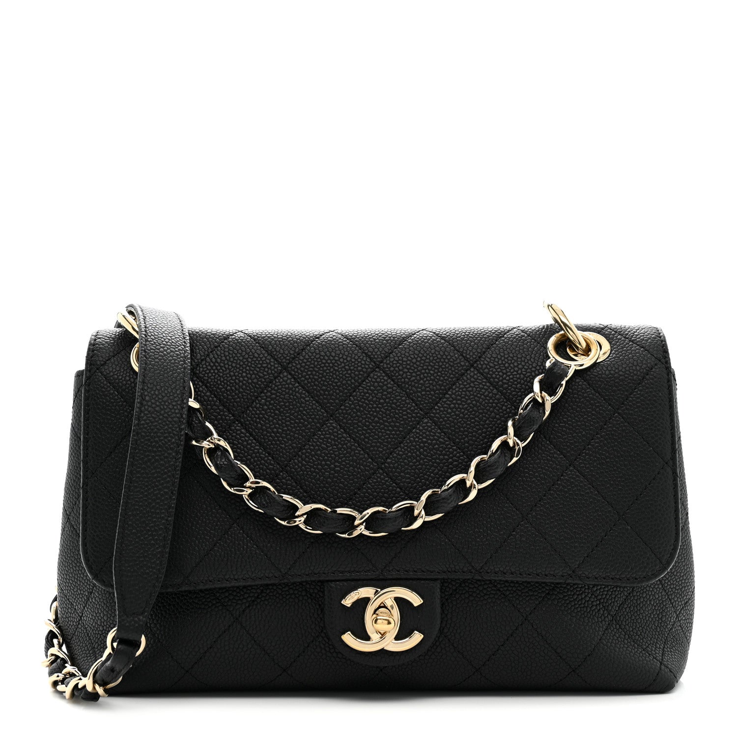 Chanel Caviar Quilted City Walk Flap Black 1 of 13